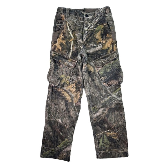 MAGELLAN Women’s Petite Camo Print Outdoor Hunting Fishing Cargo Pants Sz 27-28” - Picture 2 of 14